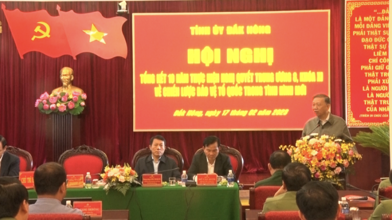 Đắk Nông tổng kết 10 năm thực hiện Chiến lược bảo vệ Tổ quốc trong tình hình mới