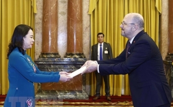 Quyền Chủ tịch nước tiếp Đại sứ các nước Thụy Sĩ, Malaysia, Campuchia