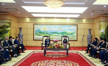 Phó Thủ tướng Trần Lưu Quang thăm và làm việc tại tỉnh Vĩnh Phúc