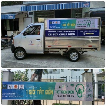 PC Kon Tum sôi nổi hoạt động hưởng ứng Chiến dịch Giờ Trái đất 2023