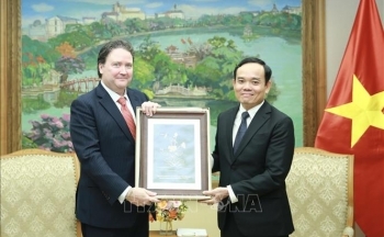 Phó Thủ tướng Trần Lưu Quang tiếp Đại sứ Hoa Kỳ tại Việt Nam