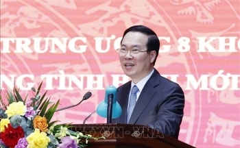 Chủ tịch nước Võ Văn Thưởng dự Hội nghị tổng kết thực hiện Chiến lược bảo vệ Tổ quốc
