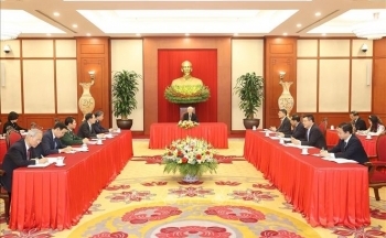 Tổng Bí thư Nguyễn Phú Trọng điện đàm với Tổng thống Hoa Kỳ Joe Biden