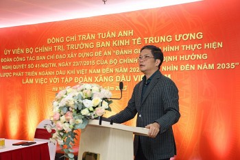 Ban Kinh tế Trung ương làm việc với Tập đoàn Xăng dầu Việt Nam về Nghị quyết 41-NQ/TW của Bộ Chính trị