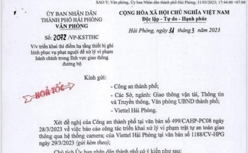 Hải Phòng: Thí điểm lắp camera phạt nguội ở 5 nút giao thông