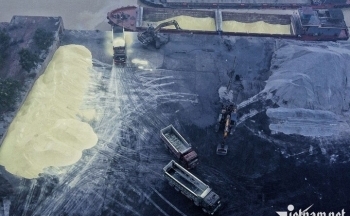 Bãi lưu huỳnh lộ thiên ngay tại Hà Nội