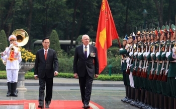 Chủ tịch nước chủ trì Lễ đón chính thức Toàn quyền Australia