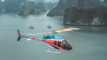 Máy bay trực thăng rơi trên vùng biển Hải Phòng - Quảng Ninh, 5 người gặp nạn