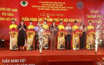 Hơn 100 gian hàng chất lượng cao tham gia Tuần hàng Việt tại Long Biên