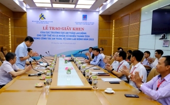 Tổng công ty Khí Việt Nam được Cục An toàn Lao động khen thưởng