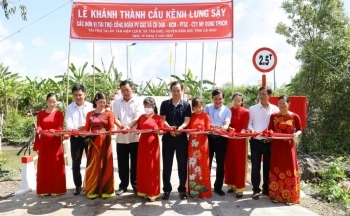 PV GAS khánh thành Cầu Lung Sậy - Cây cầu nối nhịp bờ vui