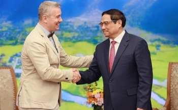 Thủ tướng tiếp Đại sứ Bỉ và Tổng Giám đốc Tập đoàn John Corkerill