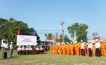 PC Thừa Thiên Huế: Diễn tập xử lý sự cố, phòng chống thiên tai