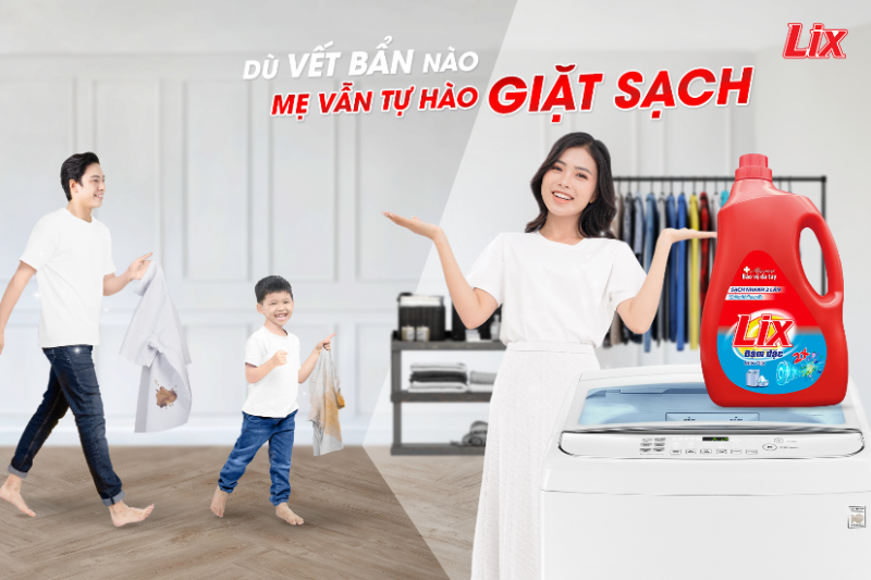 Nước giặt Lix - Nâng tầm giặt tẩy với công thức ưu việt cùng hương thơm lôi cuốn