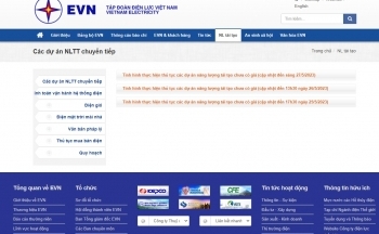 Công khai, minh bạch thông tin tình hình thực hiện thủ tục các dự án năng lượng tái tạo chuyển tiếp