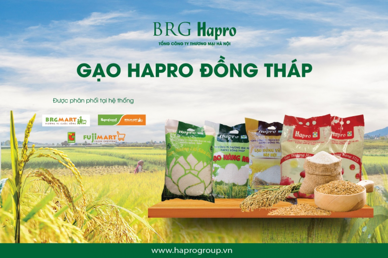 Gạo Hapro Đồng Tháp - tự hào thương hiệu quốc gia