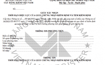 Vì sao phải mang Giấy xác nhận tự động giãn chu kỳ đăng kiểm đi đường?
