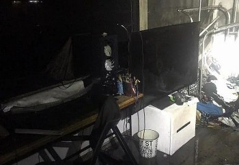 TP Hải Phòng: Cháy nhà dân ở khu đô thị Nam sông Lạch Tray