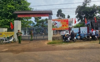 Truy thăng cấp bậc hàm đối với 4 cán bộ, chiến sĩ Công an xã hy sinh tại Đắk Lắk