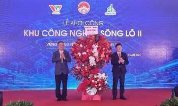 Khởi công Khu công nghiệp Sông Lô II có tổng vốn đầu tư hơn 1.500 tỷ đồng