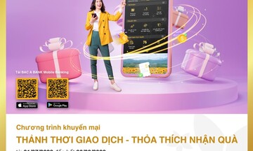 Thảnh thơi giao dịch – Thỏa thích nhận quà cùng Bac A Bank