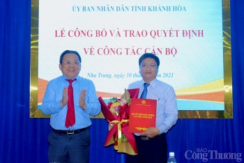 Khánh Hòa có tân Phó Giám đốc Sở Công Thương từ 01/7/2023
