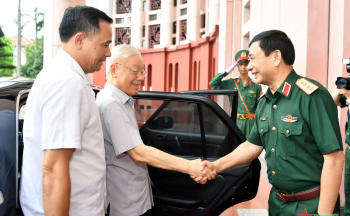 Tổng Bí thư Nguyễn Phú Trọng, Bí thư Quân ủy Trung ương chủ trì Hội nghị Quân ủy Trung ương