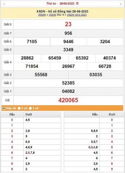 XSDN 5/7 - Kết quả xổ số Đồng Nai hôm nay ngày 5/7/2023 – KQXSDN thứ tư ngày 5 tháng 7