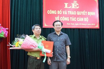 Kon Tum: Chi cục trưởng Chi cục Kiểm lâm Võ Sỹ Chung được bổ nhiệm Phó Giám đốc Sở Nội vụ