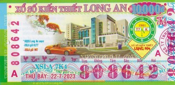 XSLA 22/7 | Kết quả xổ số Long An hôm nay 22/7/2023 | xổ số Long An ngày 22 tháng 7