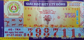 XSAG 27/7|Kết quả xổ số An Giang hôm nay ngày 27/7/2023|KQXSAG thứ năm ngày 27 tháng 7