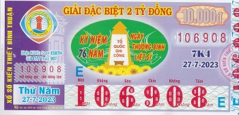 XSBTH 27/7|Kết quả xổ số Bình Thuận hôm nay ngày 27/7/2023|KQXSBTH thứ năm ngày 27 tháng 7
