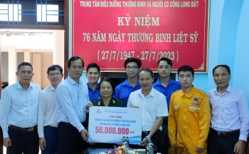 Hội Cựu chiến binh và Công đoàn PV GAS tri ân kỷ niệm 76 năm Ngày Thương binh - Liệt sĩ 27/7/2023