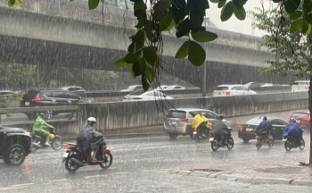 Thời tiết Hà Nội hôm nay 15/9/2023: Thủ đô Hà Nội được dự báo có mưa rất to
