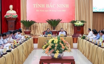 Thủ tướng Phạm Minh Chính làm việc với Tỉnh ủy Bắc Ninh