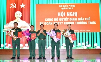 Bộ Quốc phòng giải thể Sư đoàn 317