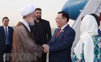 Chủ tịch Quốc hội đến thủ đô Tehran, bắt đầu thăm chính thức Iran