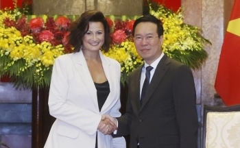 Chủ tịch nước Võ Văn Thưởng tiếp Chủ tịch Thượng viện Vương quốc Bỉ