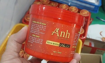 Tây Ninh: Tịch thu 166 hũ mỹ phẩm không đủ điều kiện lưu thông