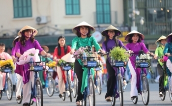 Áo dài kết nối du lịch và di sản Hà Nội