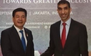 ASEAN-43: Bộ trưởng Nguyễn Hồng Diên  tiếp Quốc vụ khanh Bộ Kinh tế các Tiểu vương quốc Ả rập Thống nhất