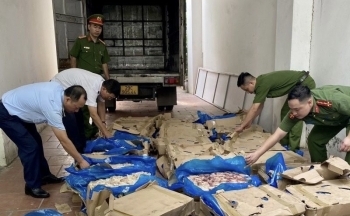 Quản lý thị trường Hà Nội: Thu giữ trên 1 tấn cánh gà đông lạnh không rõ nguồn gốc