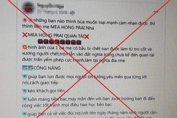 Hà Nội: Xử phạt 7,5 triệu đồng đối tượng rao bán “bùa ngải” công khai trên mạng xã hội
