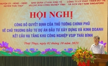 Xây dựng Khu công nghiệp VSIP Thái Bình với diện tích hơn 300ha, vốn đầu tư 212 triệu USD