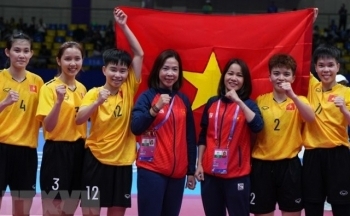 Chấn động: Đội tuyển cầu mây nữ Việt Nam lội ngược dòng giành huy chương vàng ASIAD 19