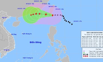 Thời tiết biển hôm nay 5/10/2023: Tiếp tục có mưa dông, lốc xoáy và gió giật mạnh