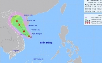 Áp thấp nhiệt đới trên Biển Đông sắp mạnh thành bão