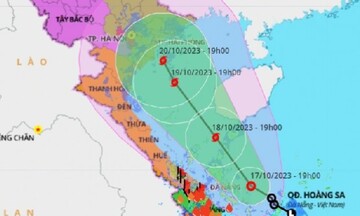 Thời tiết biển hôm nay 19/10/2023: Cảnh báo có mưa dông, lốc xoáy, biển động rất mạnh