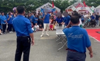 Quảng Ninh: Xác minh việc học sinh cấp 3 tham gia thi uống bia tại Hội trại Uông Bí