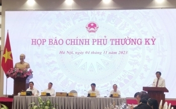 Họp báo Chính phủ thường kỳ tháng 10: Xuất nhập khẩu của khu vực kinh tế trong nước tăng mạnh